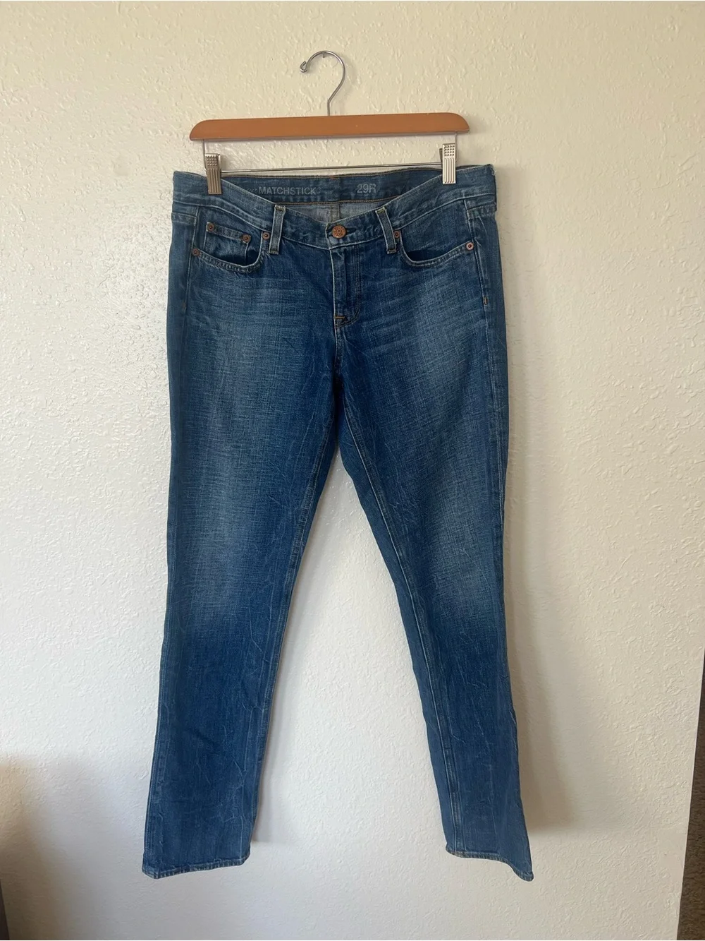 J Crew Slim Mid-Rise Dark Blue Women's Jeans 28 29